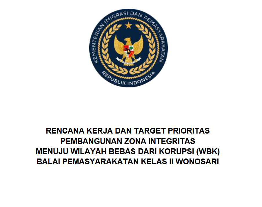 RENCANA AKSI PERJANJIAN KINERJA BAPAS KELAS II WONOSARI